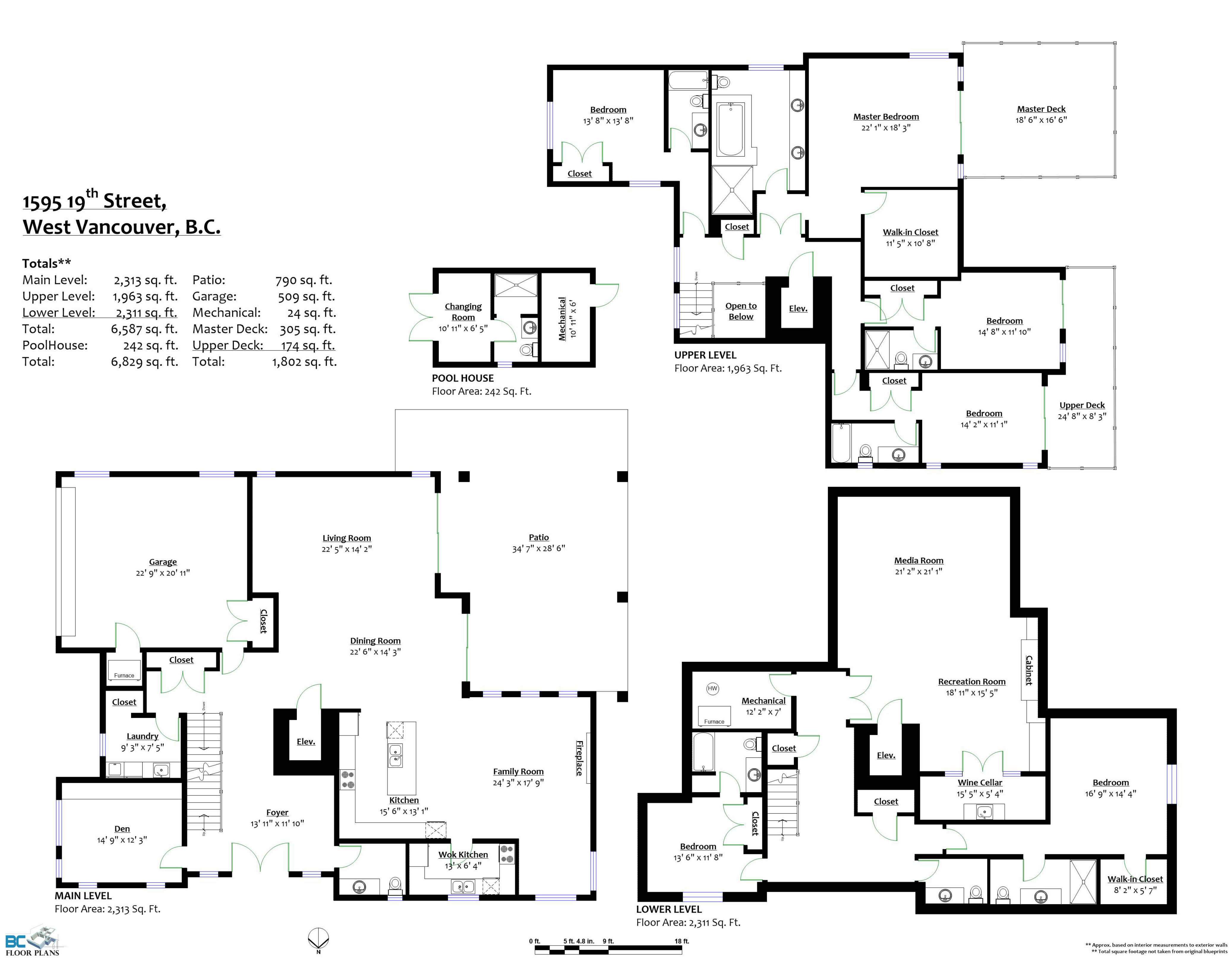 Floor plan for 1595 19th Street, Ambleside, West Vancouver