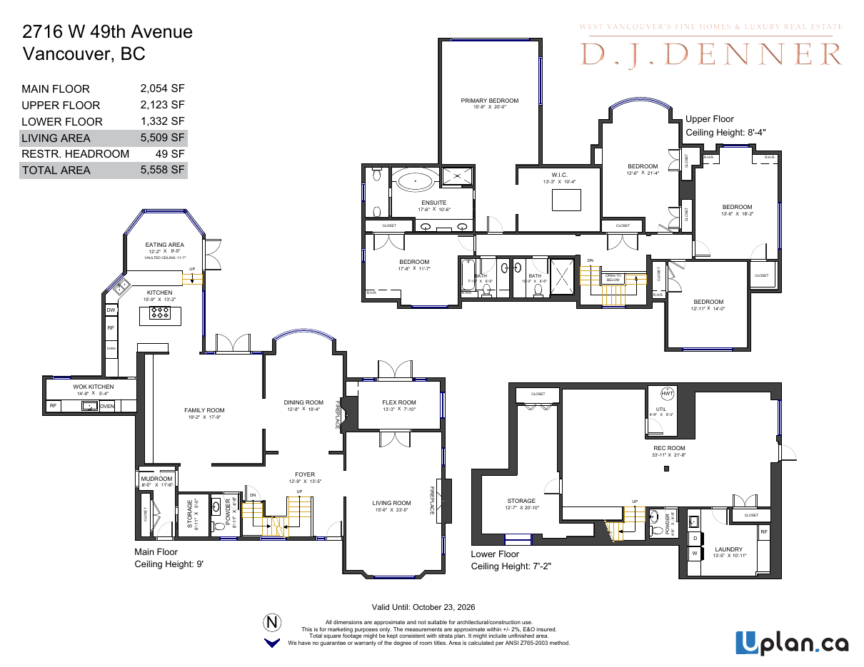 Floor plan for 2716 W 49th Avenue, Southlands, Vancouver West