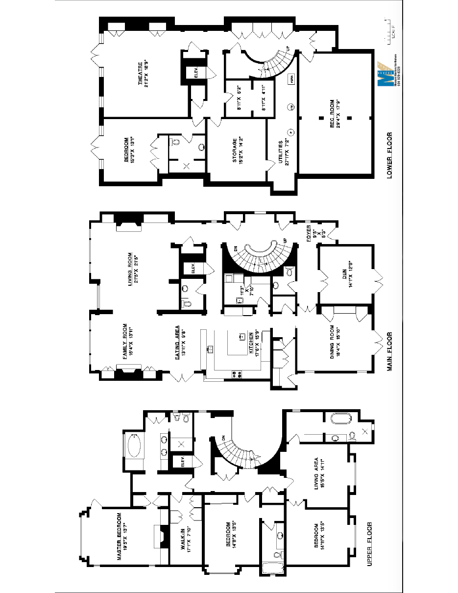 Floor plan for 2770 Bellevue Avenue, Dundarave, West Vancouver
