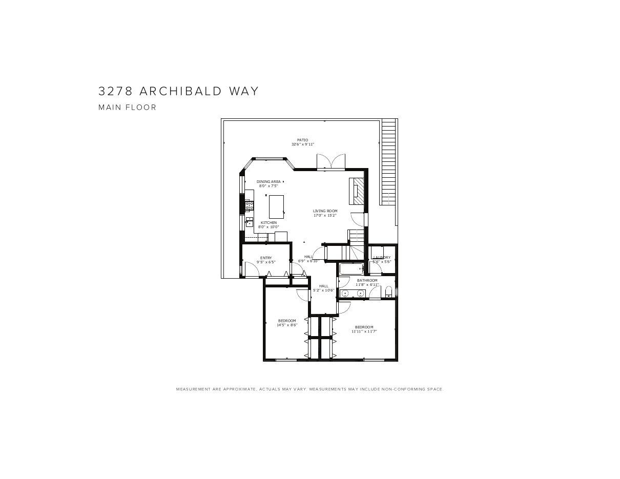 Floor plan for 3278 Archibald Way, Alta Lake, Whistler