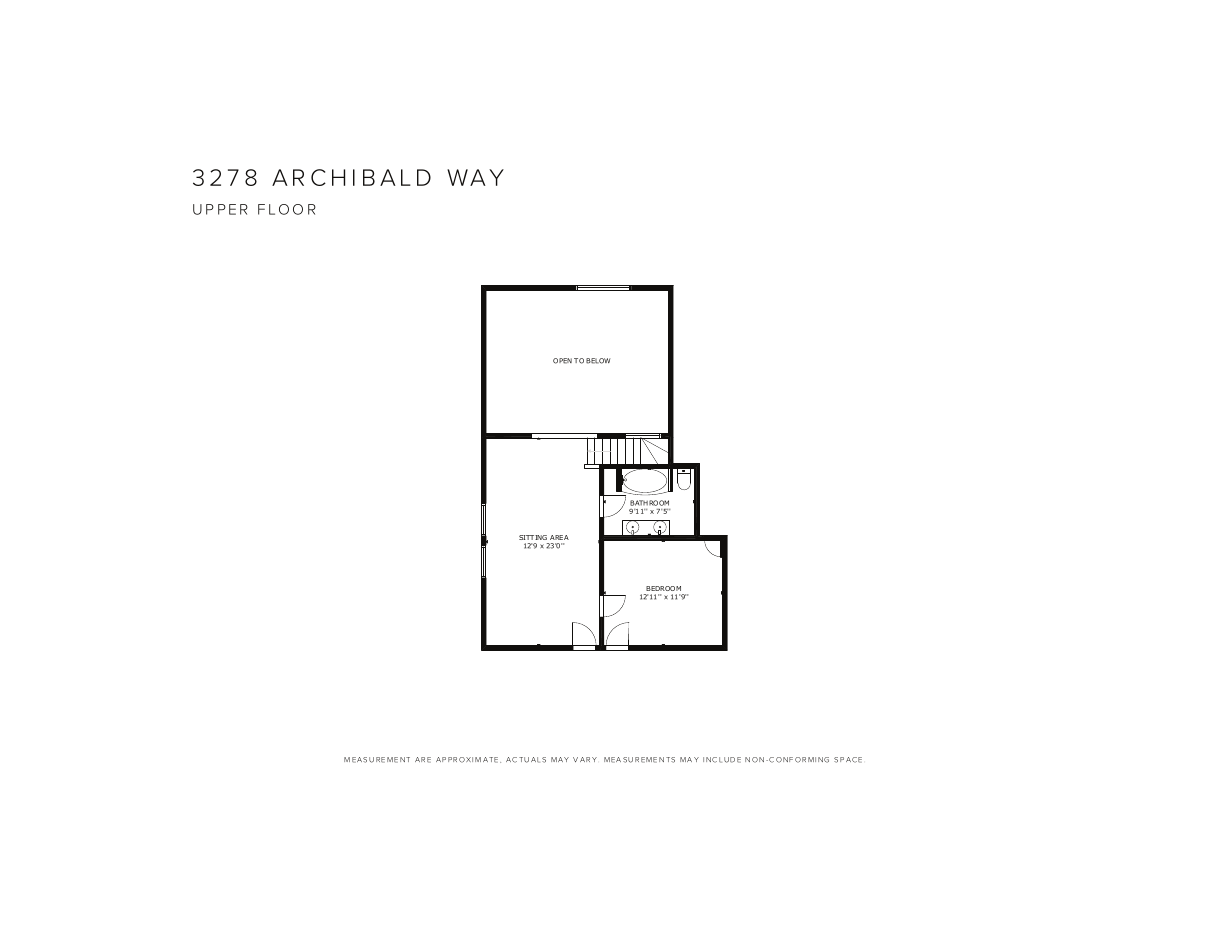 Floor plan for 3278 Archibald Way, Alta Lake, Whistler