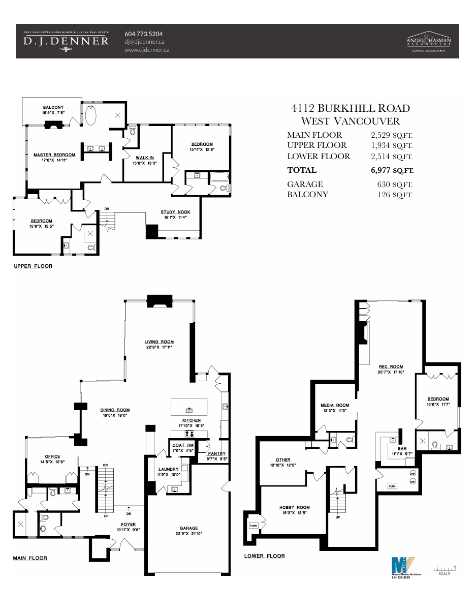 Floor plan for 4112 Burkehill Road, Bayridge, West Vancouver