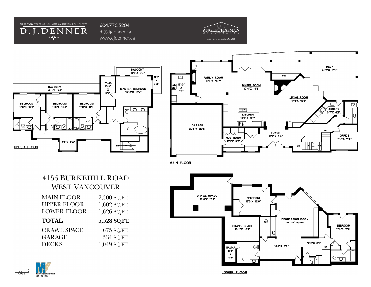 Floor plan for 4156 Burkehill Road, Bayridge, West Vancouver