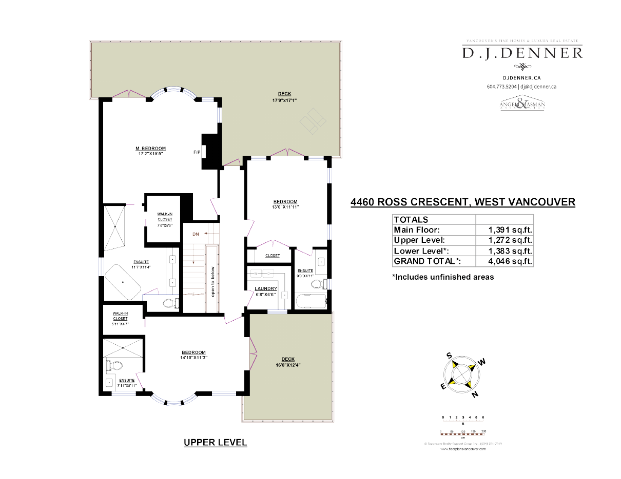 Floor plan for 4460 Ross Crescent, Cypress, West Vancouver