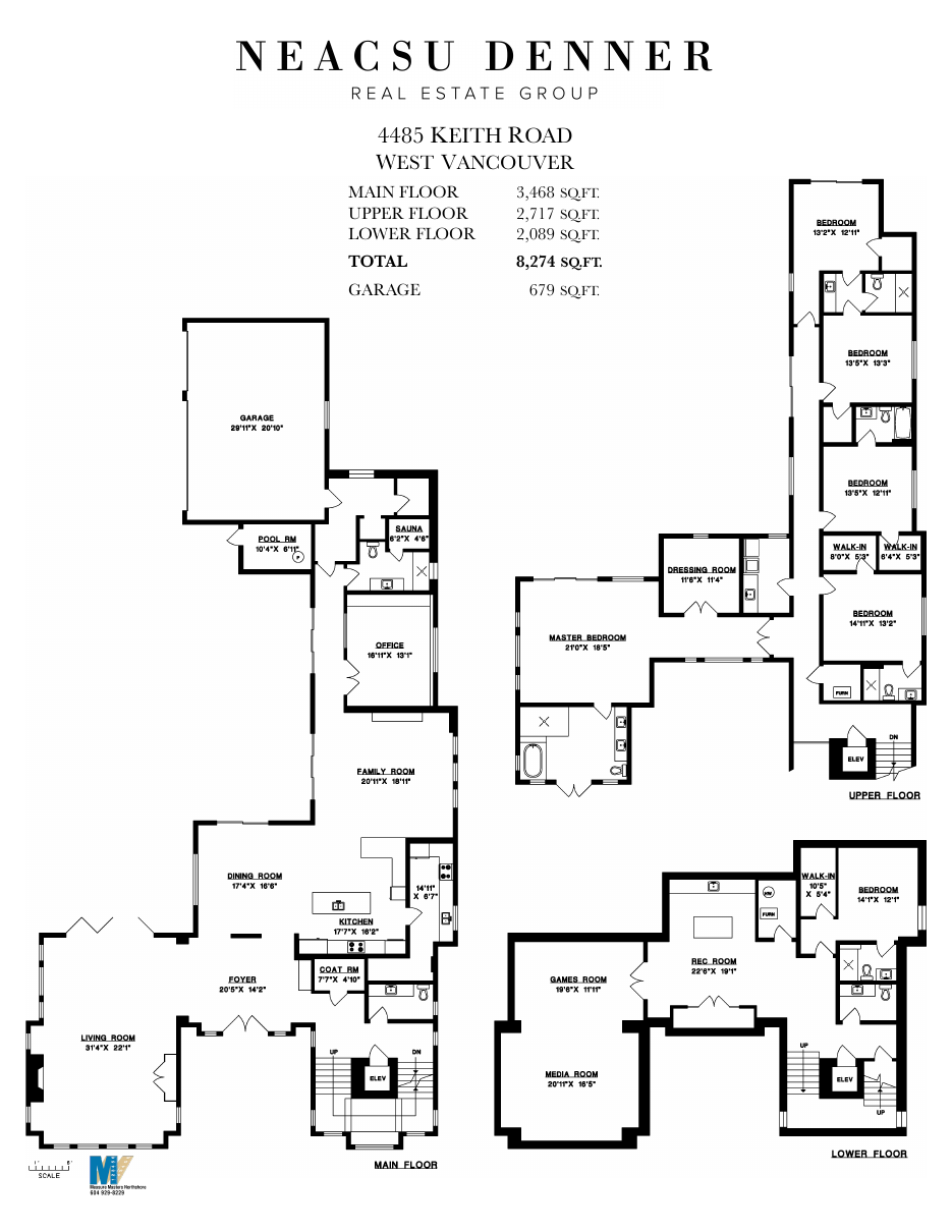 Floor plan for 4485 Keith Road, Caulfeild, West Vancouver