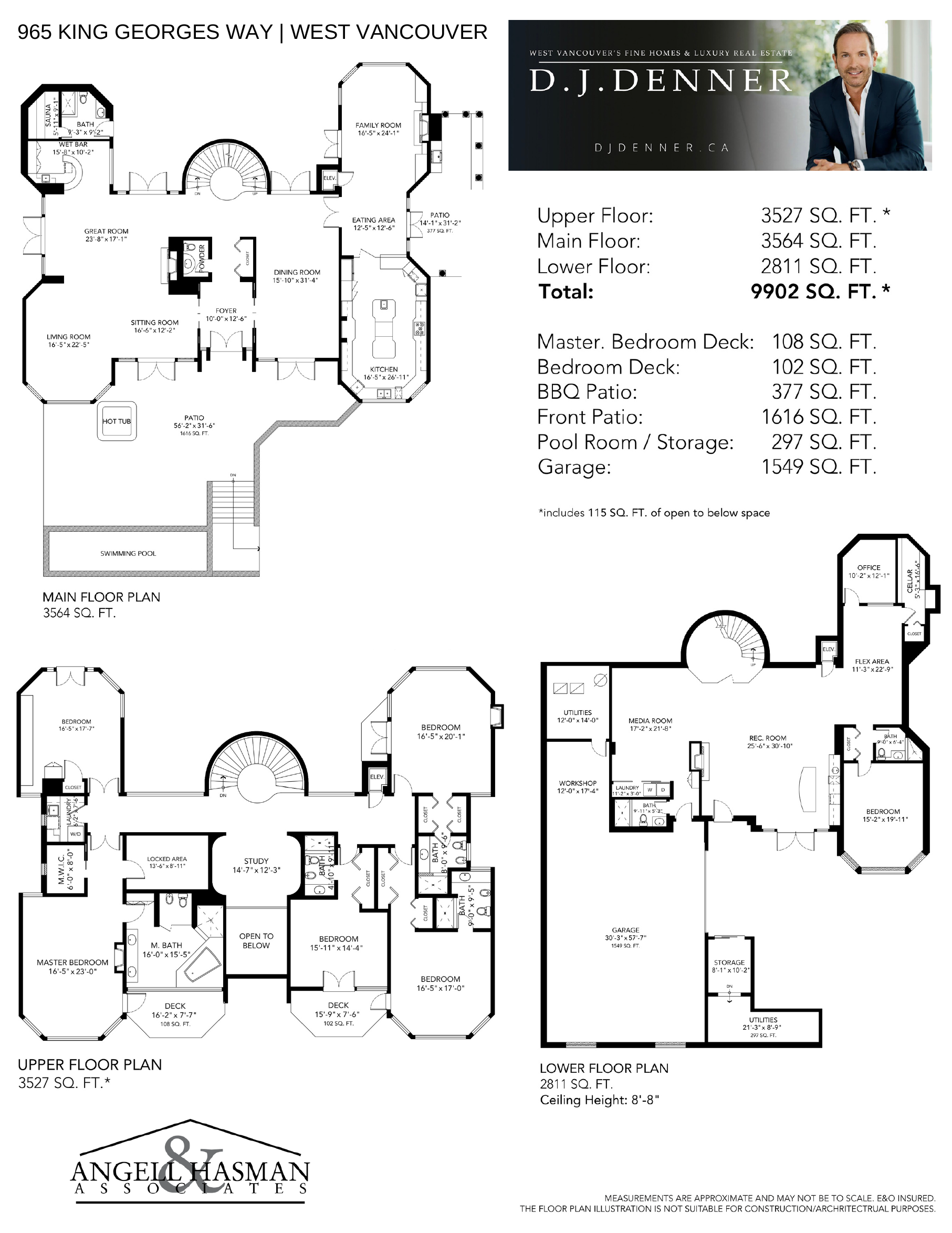 Floor plan for 965 King Georges Way, British Properties, West Vancouver