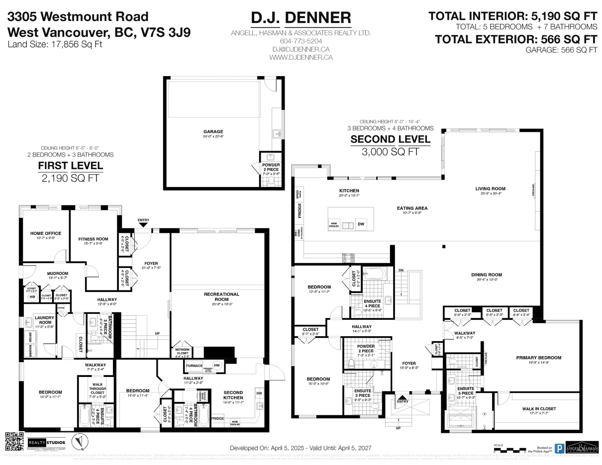 Floor plan for 3305 Westmount Road, Westmount, West Vancouver