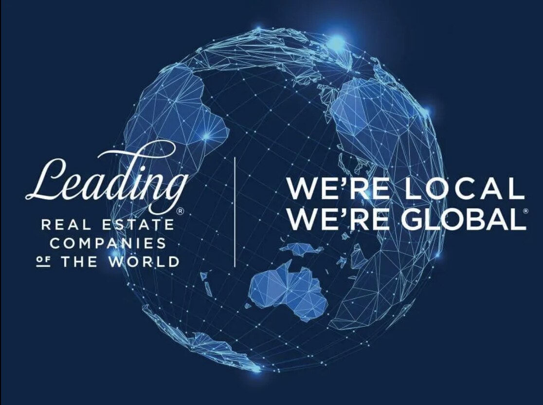 Leading Real Estate Companies of the World · We’re Local, We’re Global: illuminated globe representing the network’s international listing syndication reach